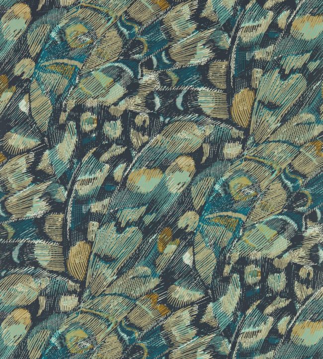 Lamina Wallpaper - Ink/Marine - HM6W112167 - Harlequin