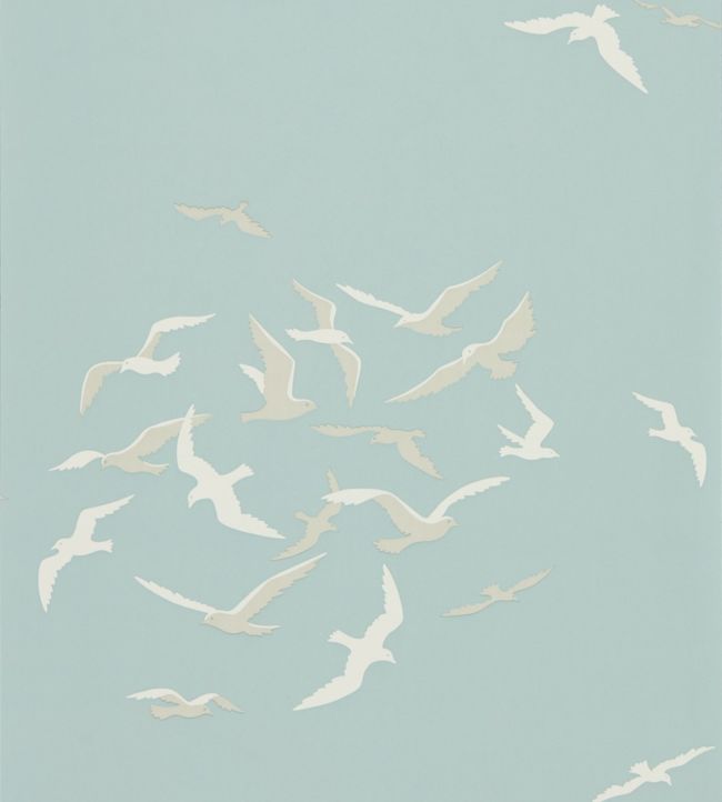 Larina Wallpaper - Sky - DCOA216578 - Sanderson