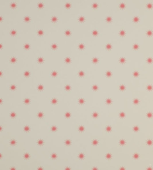 Larissa Wallpaper - Red/Cream - Colefax & Fowler