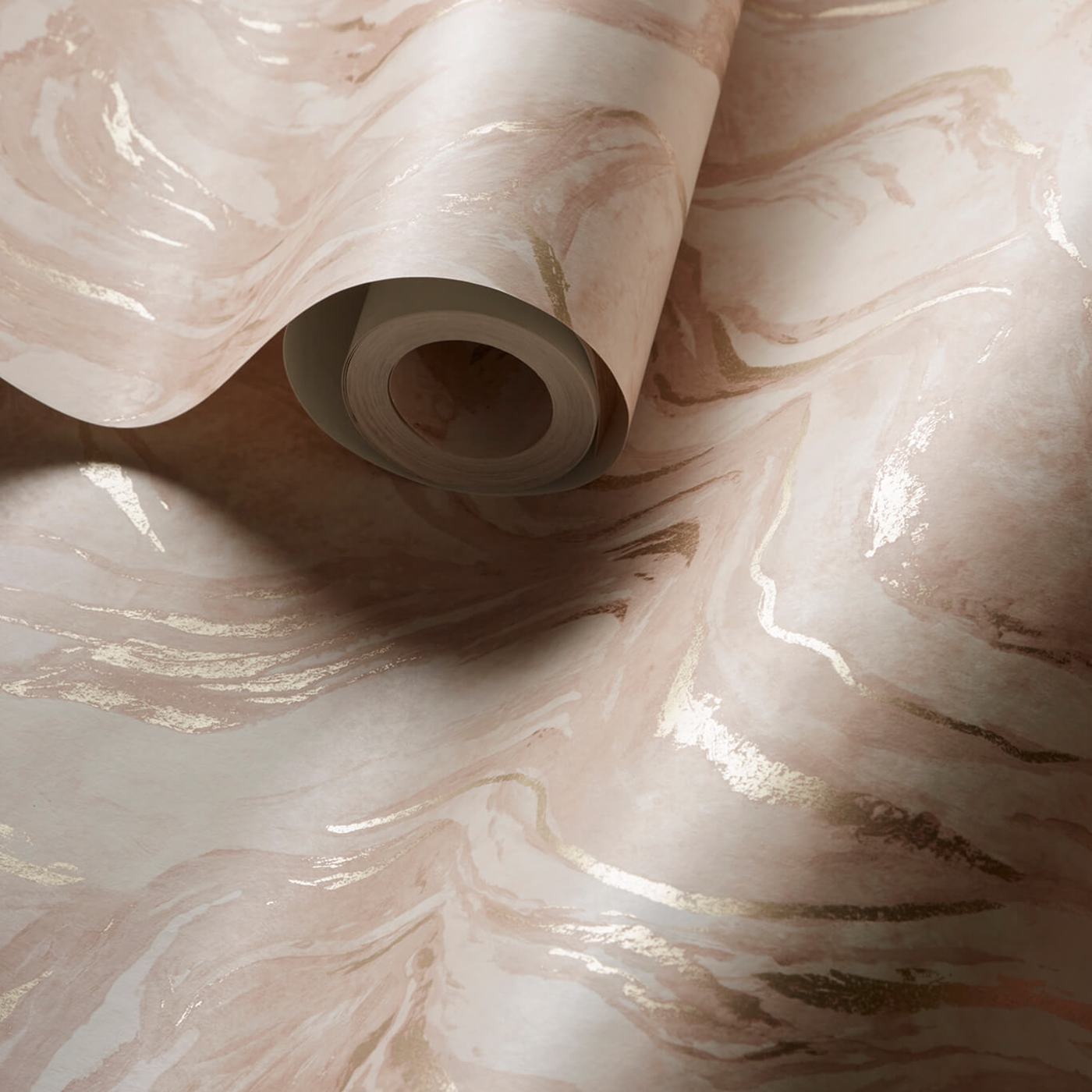 Lavico Wallpaper - Blush - Clarke & Clarke
