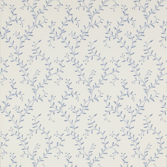 Leafberry Wallpaper - Blue - Colefax & Fowler