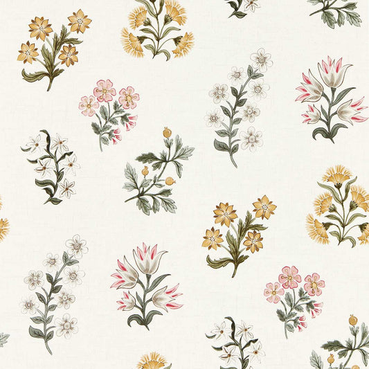 Leiden Wallpaper - Blush/Ochre - Clarke & Clarke