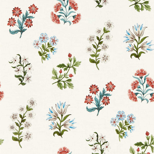 Leiden Wallpaper - Coral - Clarke & Clarke