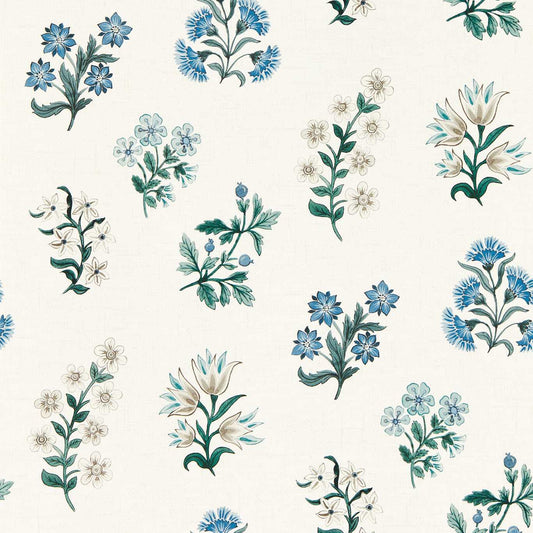 Leiden Wallpaper - Denim - Clarke & Clarke