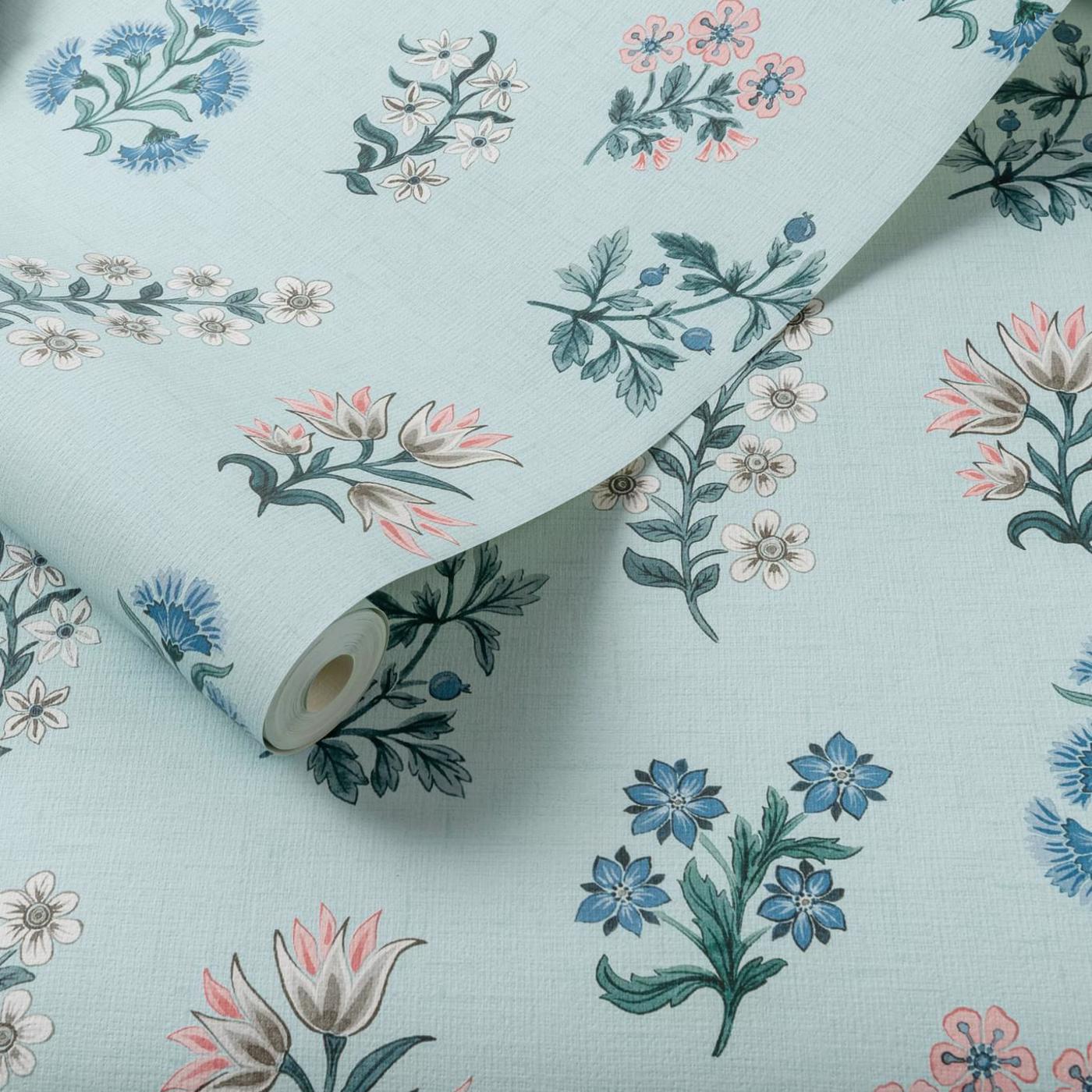 Leiden Wallpaper - Seaglass - Clarke & Clarke
