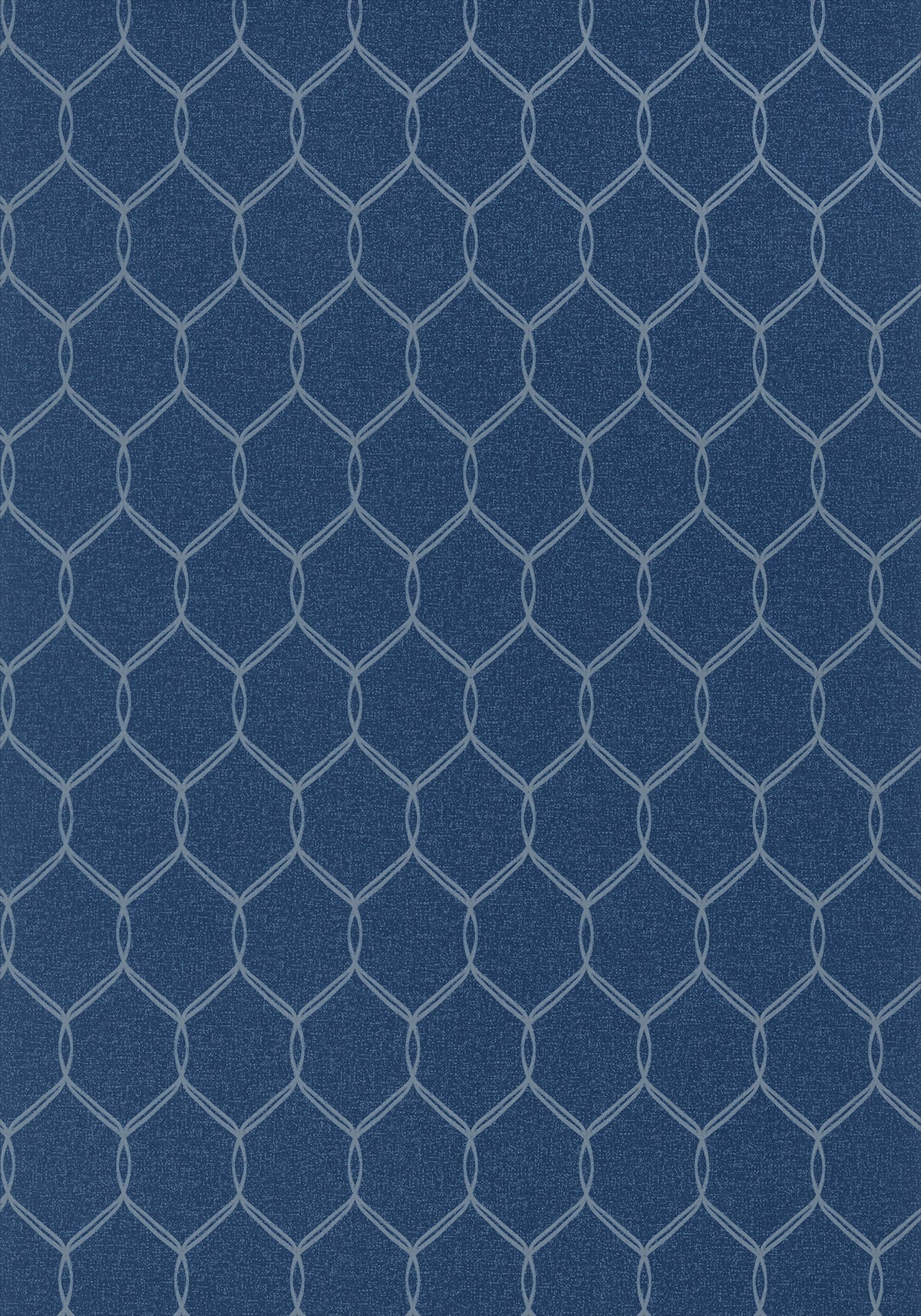 Leland Trellis Wallpaper - Navy - AT79150 - Anna French