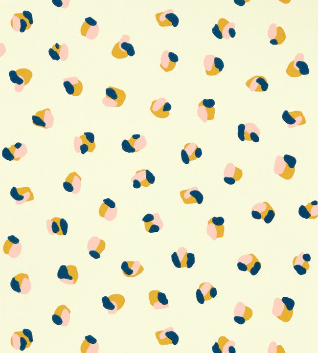 Leopard Dots Wallpaper - Pebble / Milkshake - NART112812 - Scion
