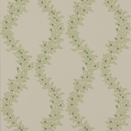 Liliana Wallpaper - Leaf Green - Colefax & Fowler
