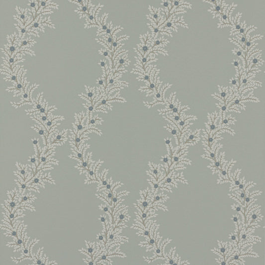 Liliana Wallpaper - Old Blue - Colefax & Fowler