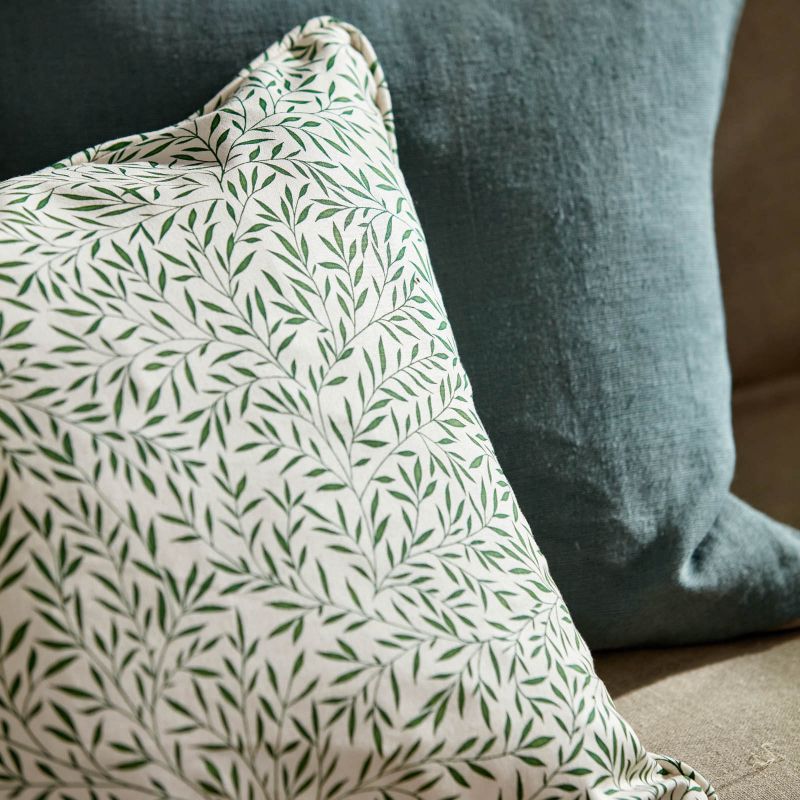 Lily Leaf Fabric - Forest - 227246 - Morris & Co