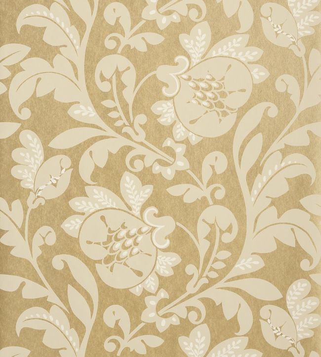 Livorette Wallpaper - Metallic Gold - AT34131 - Anna French