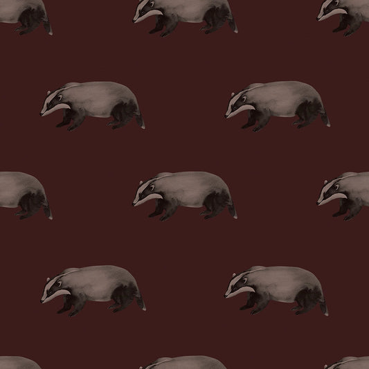 Lord Brocktree Wallpaper - Garnet - Lucie Annabel