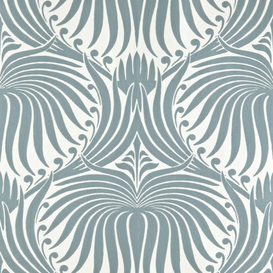 Lotus Wallpaper - Blue - 2053 - Farrow & Ball