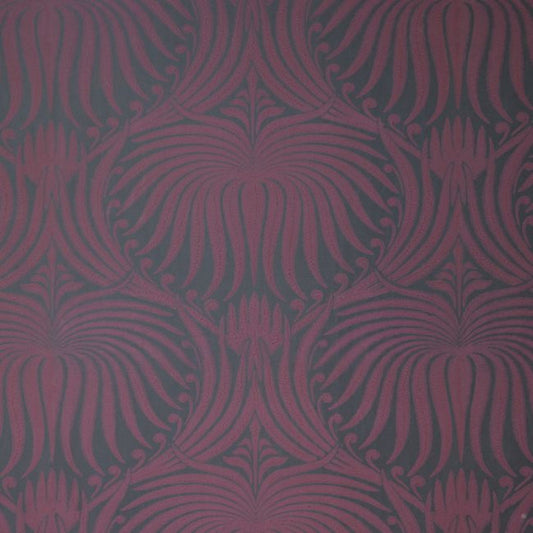 Lotus Wallpaper - Brinjal - 2065 - Farrow & Ball