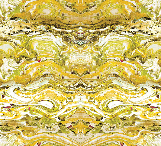 Marbled Fabric - Citrine - Petronella Hall