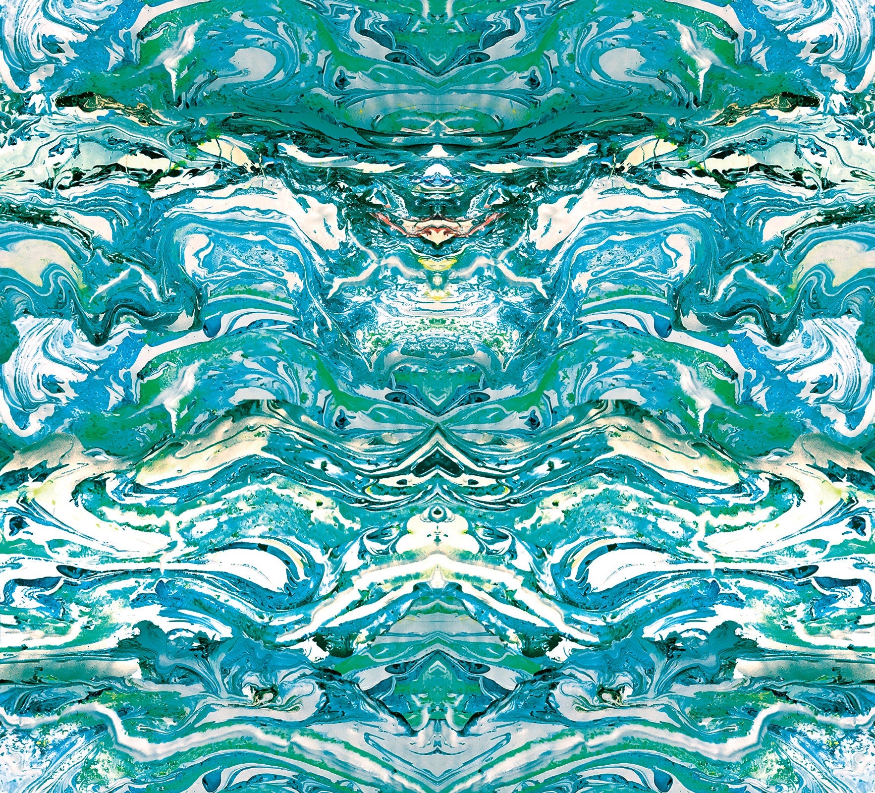 Marbled Fabric - Tourmaline - Petronella Hall