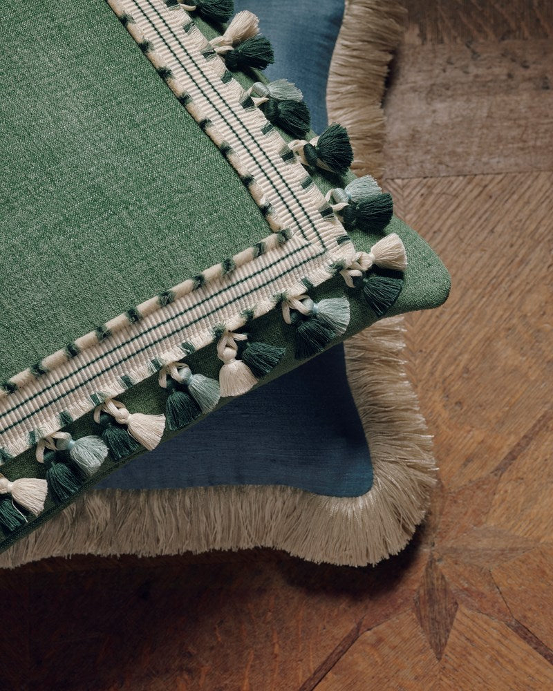 Lazare Fabric - Green - Manuel Canovas