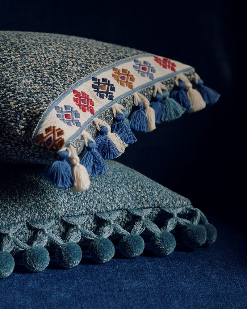Odin Fabric - Blue - Manuel Canovas