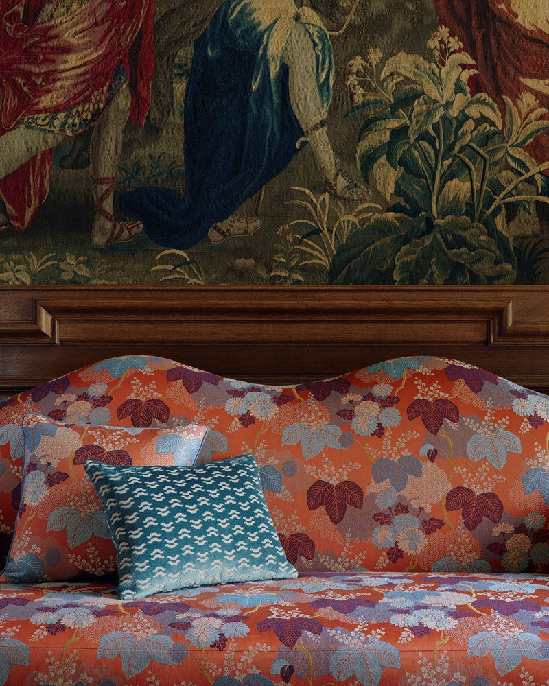 Lucia Fabric - Orange - Manuel Canovas