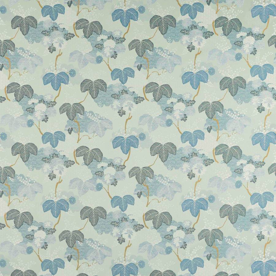 Lucia Fabric - Blue - Manuel Canovas