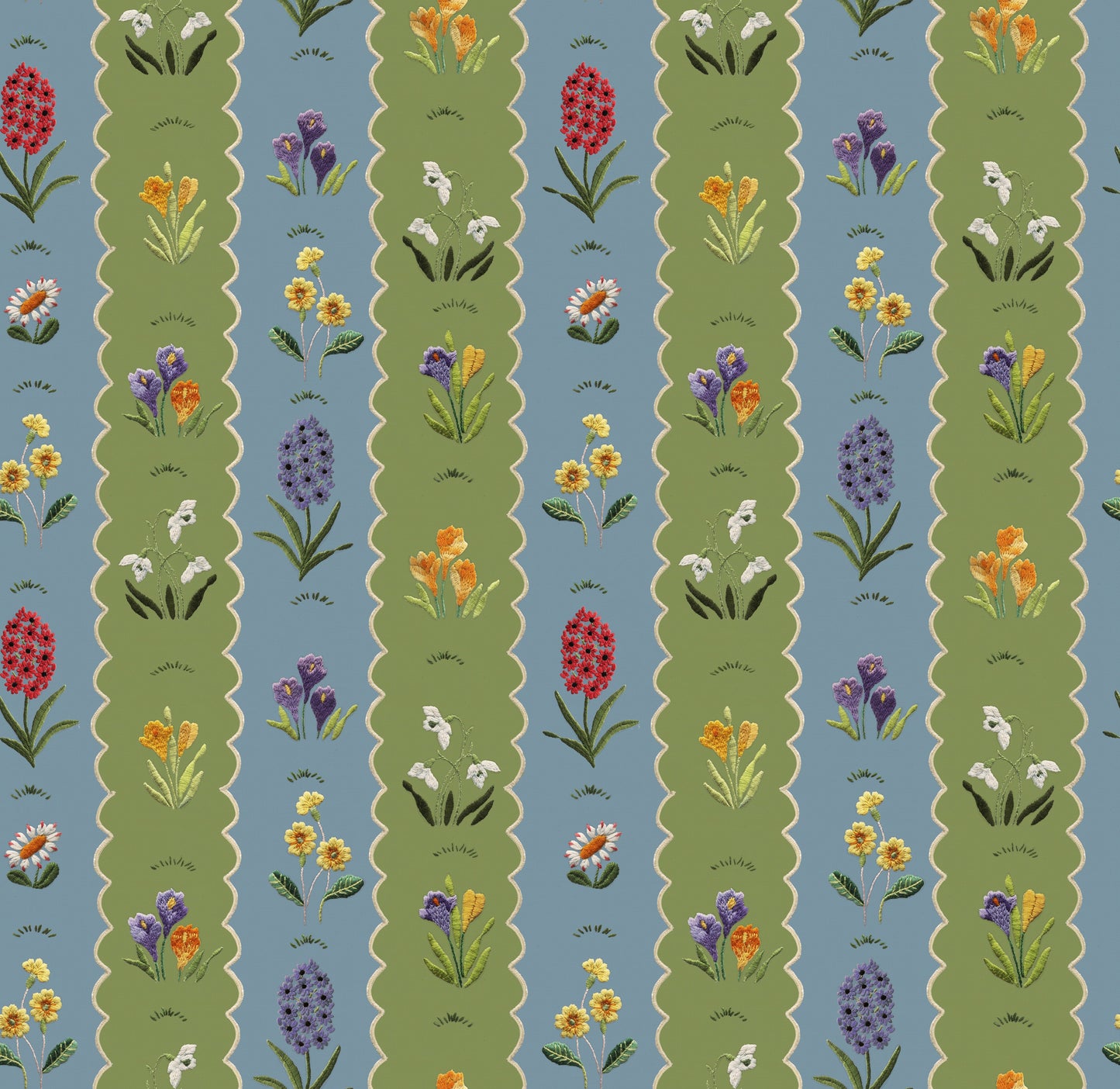 Mavis Wallpaper - Green - Wear The Walls
