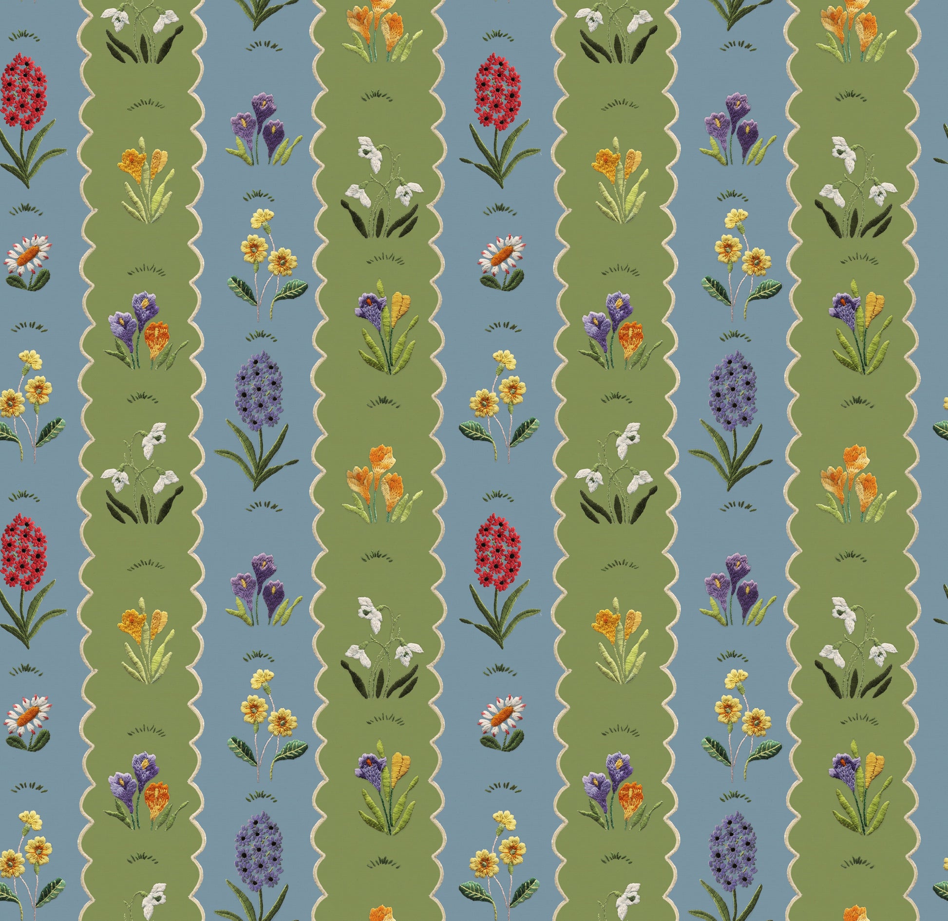 Mavis Wallpaper - Green - Wear The Walls