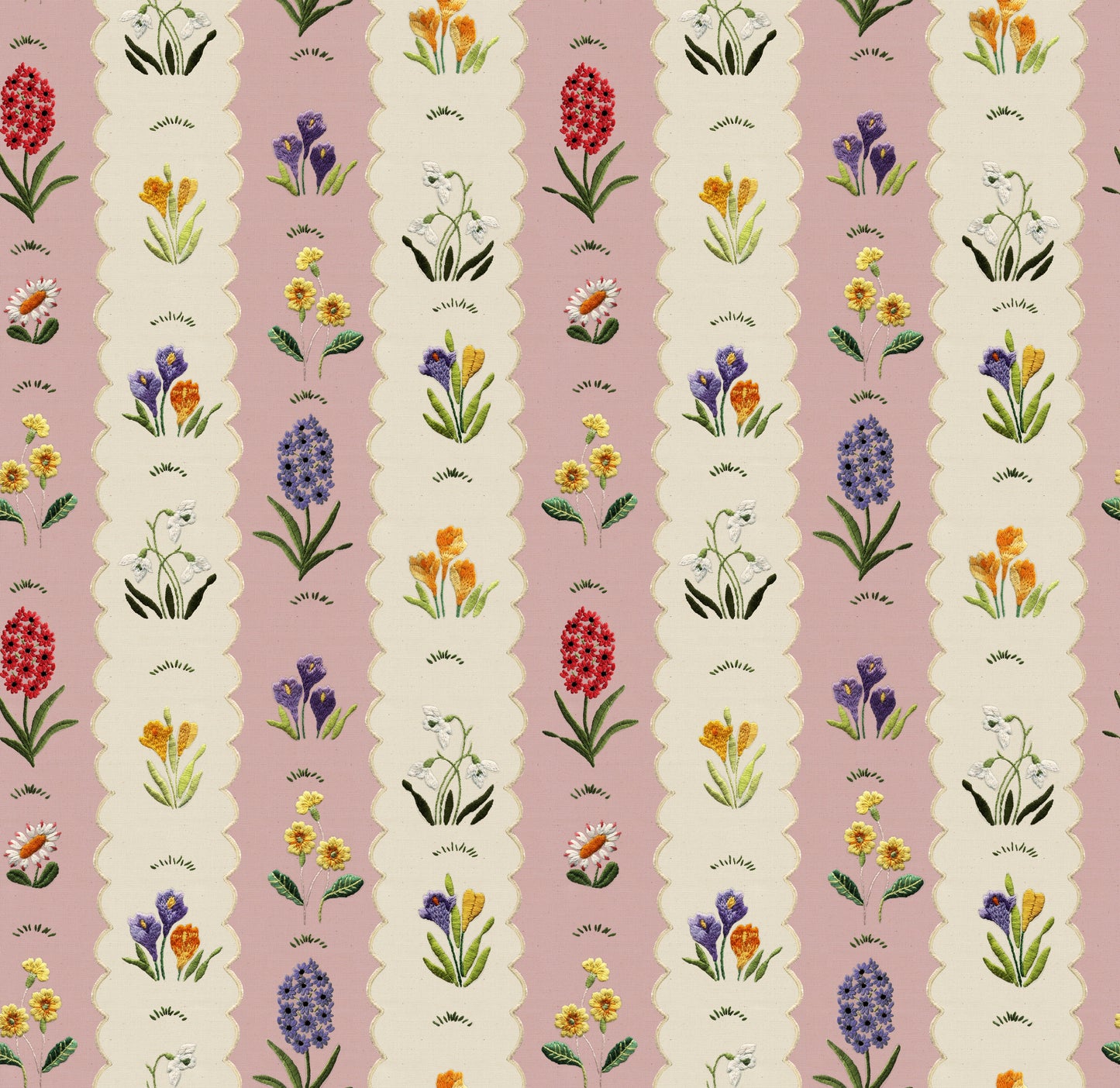 Mavis Wallpaper - Pink - Wear The Walls