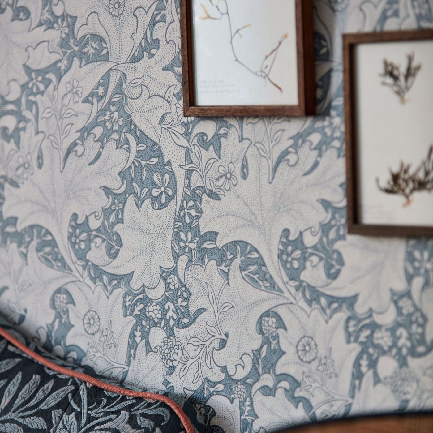 Wallflower Woad Blue Room Wallpaper