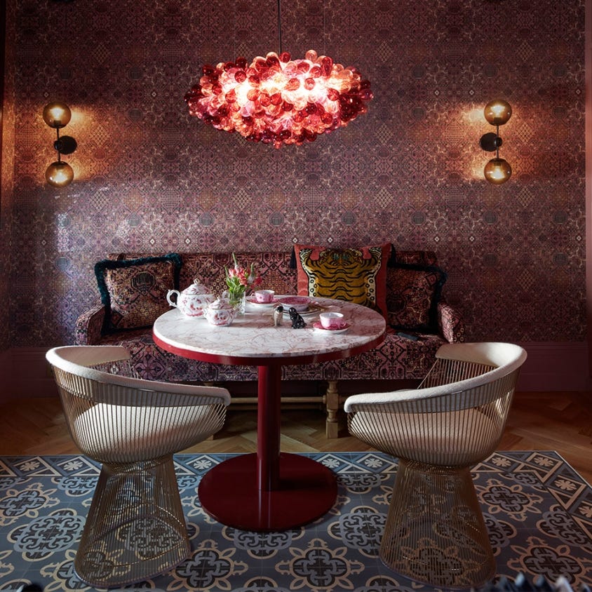 MEY MEH Wallpaper - Blush - House of Hackney