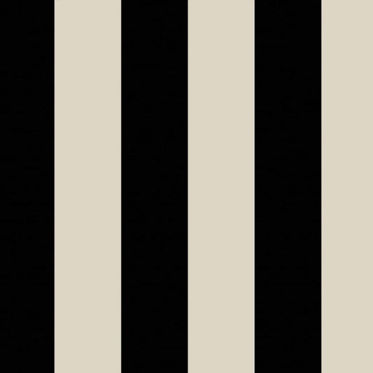 MONO STRIPE Wallpaper - Off-Black & Oyster - House of Hackney