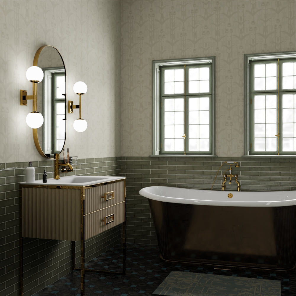 Mackintosh Wallpaper - Vintage Cream - Lucie Annabel