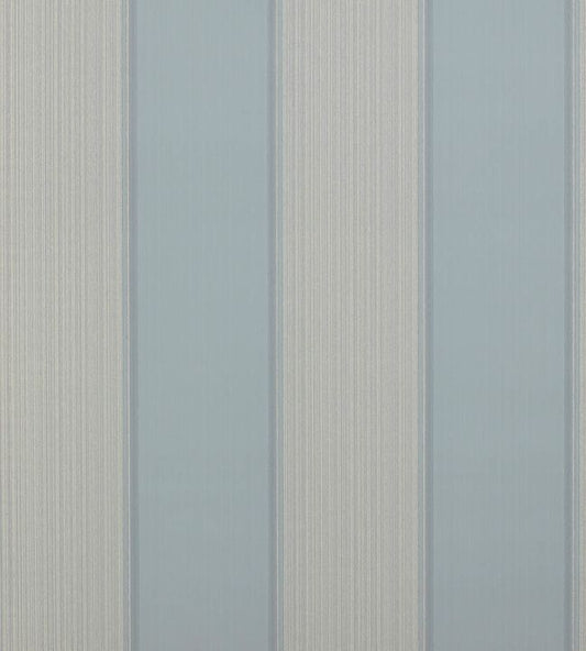 Mallory Stripe Wallpaper - Navy - Colefax & Fowler