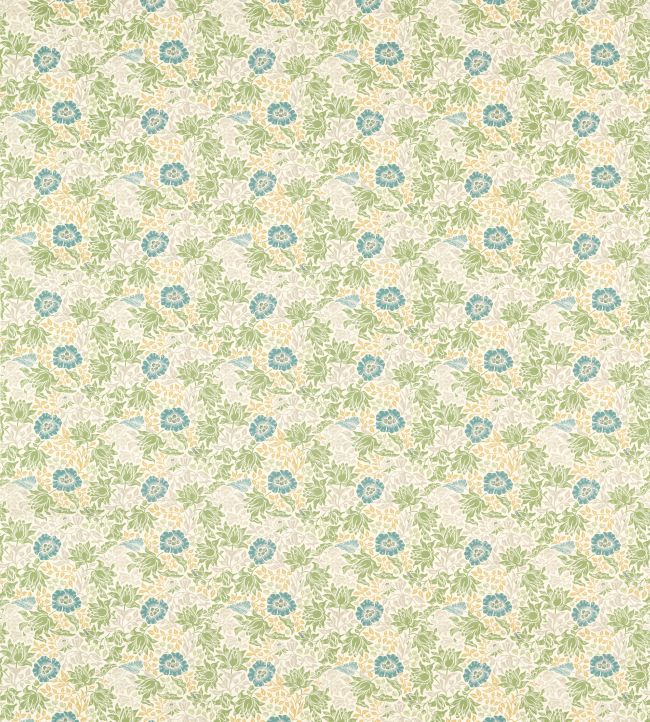 Mallow Cloth Mallow Fabric - Apple/Linen - F1680/02 - Clarke & Clarke – Gustavian