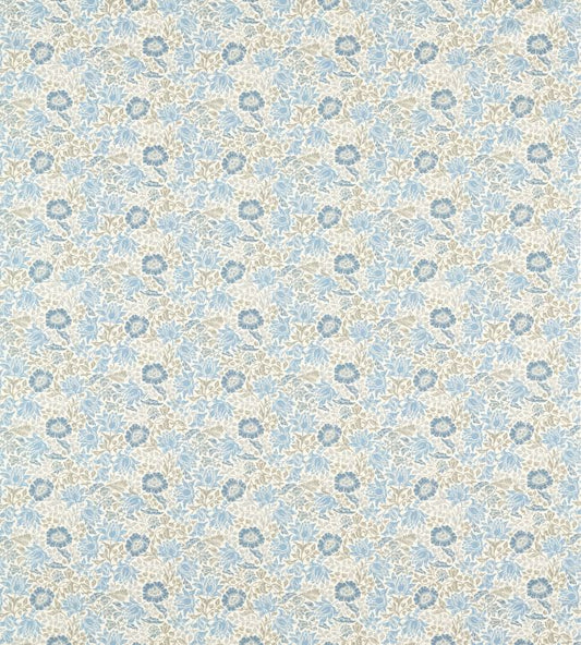 Mallow Fabric - Denim/Ivory - F1680/03 - Clarke & Clarke