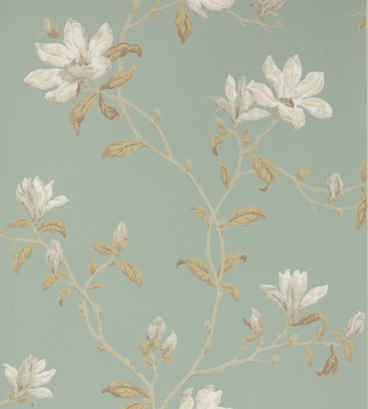 Marchwood Wallpaper - Old Blue - Colefax & Fowler