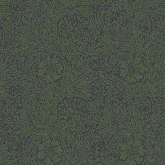 Marigold Fibrous Wallpaper - Green - 124255 - William Morris AH