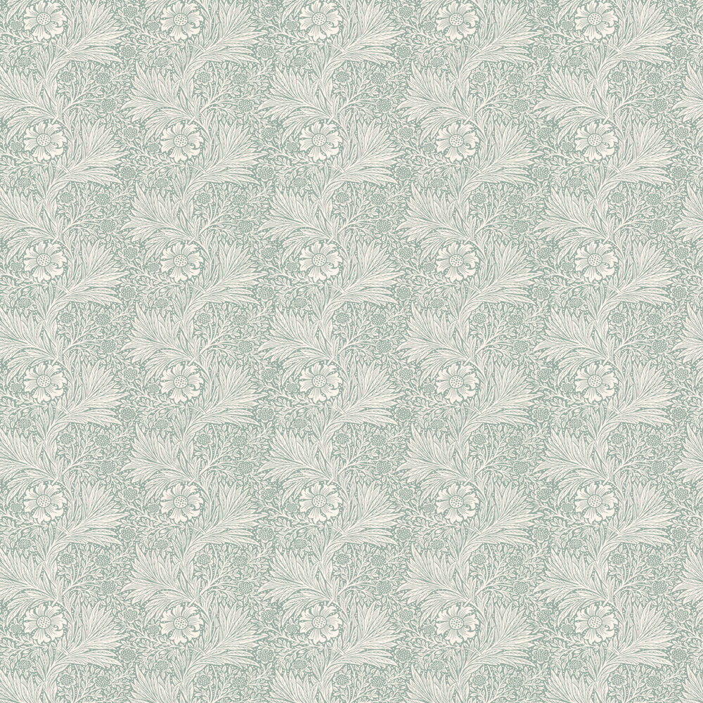 Marigold Wallpaper - Soft Teal - 217396 - Morris Wallpaper WD
