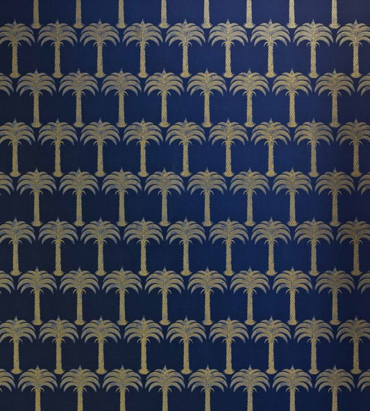 Marrakech Palm Wallpaper - Midnight Blue - BG1200-101 - Barneby Gates