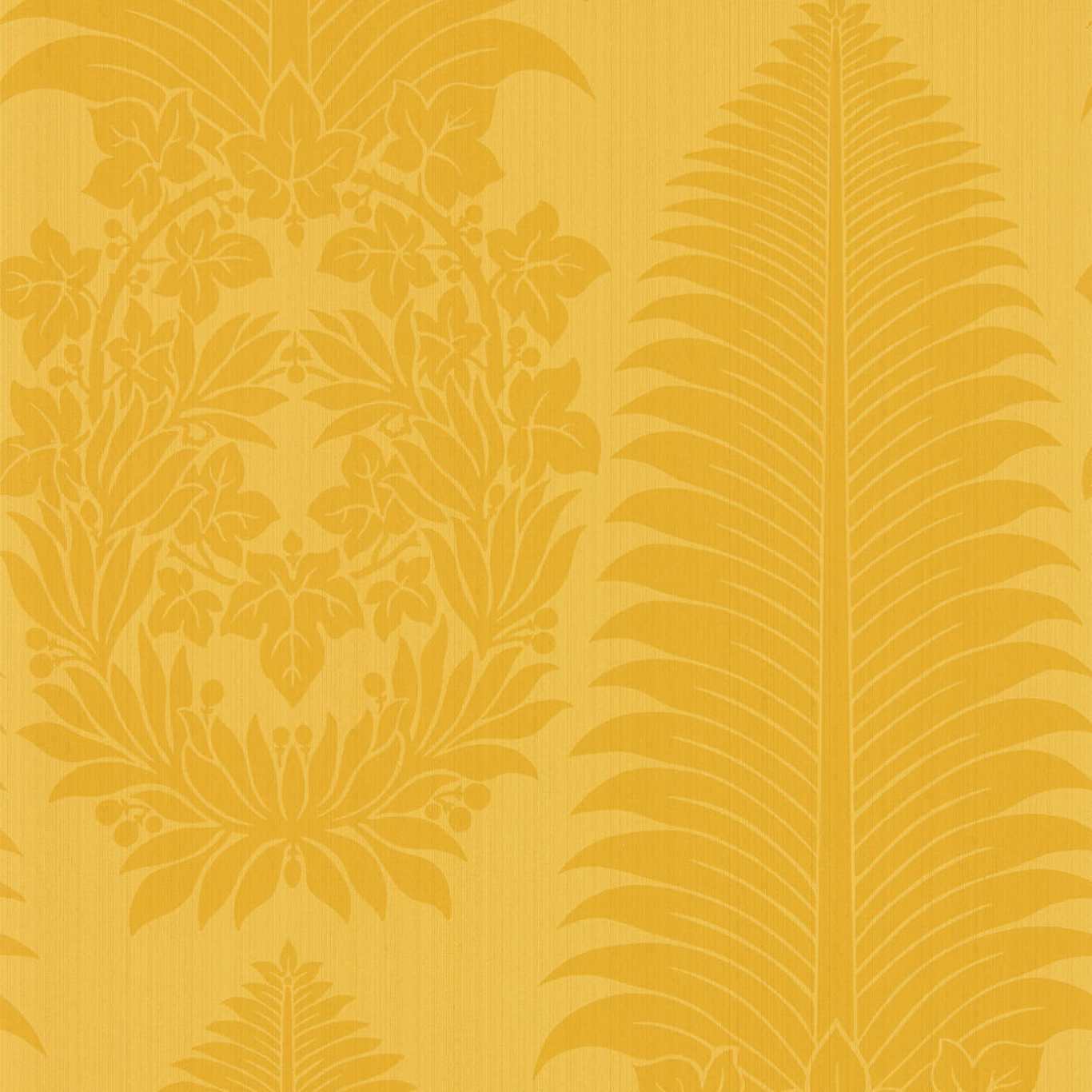 Marsden's Palm Damask Wallpaper - Tigers Eye - ZCOT313022 - Zoffany