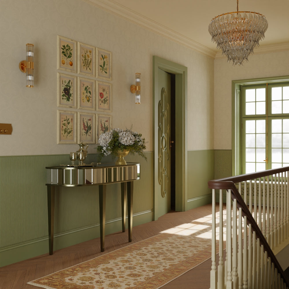 Massena Palace Wallpaper - Stone & Cream - Lucie Annabel