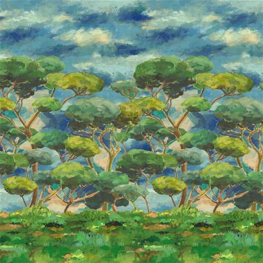 Matsu Wallpaper - Cobalt - PDG1207/01 - Designers Guild