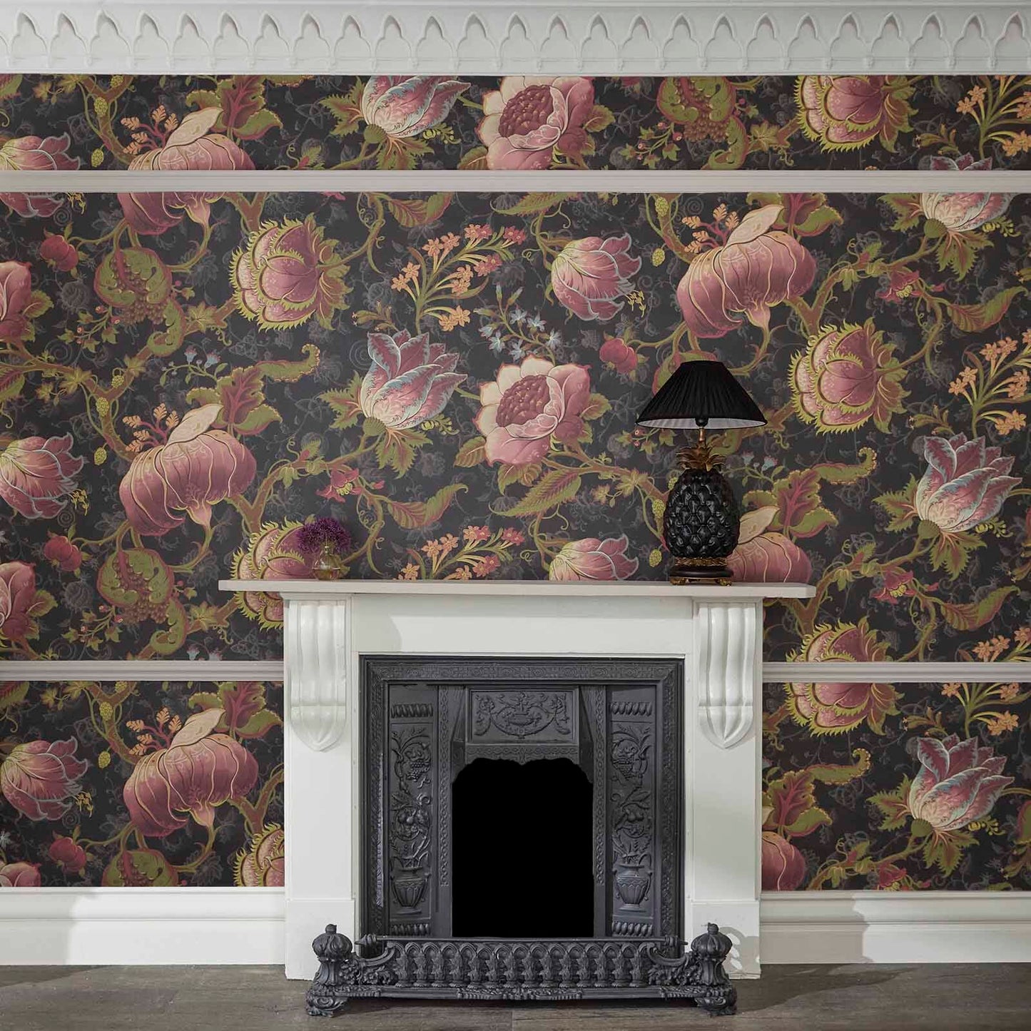 Meliora Wallpaper - Noir - House of Hackney