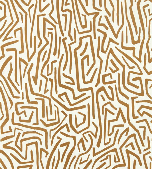 Melodic Wallpaper - Gold/Paper Lantern - HQN2112830 - Harlequin