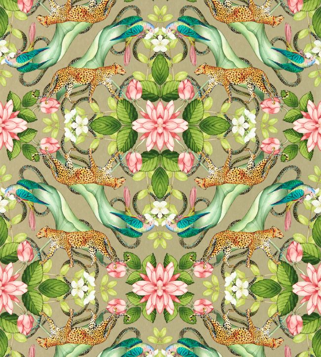 Menagerie Wallpaper - Gilver - Clarke & Clarke