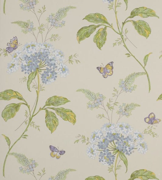 Messina Wallpaper - Blue/Green - Colefax & Fowler