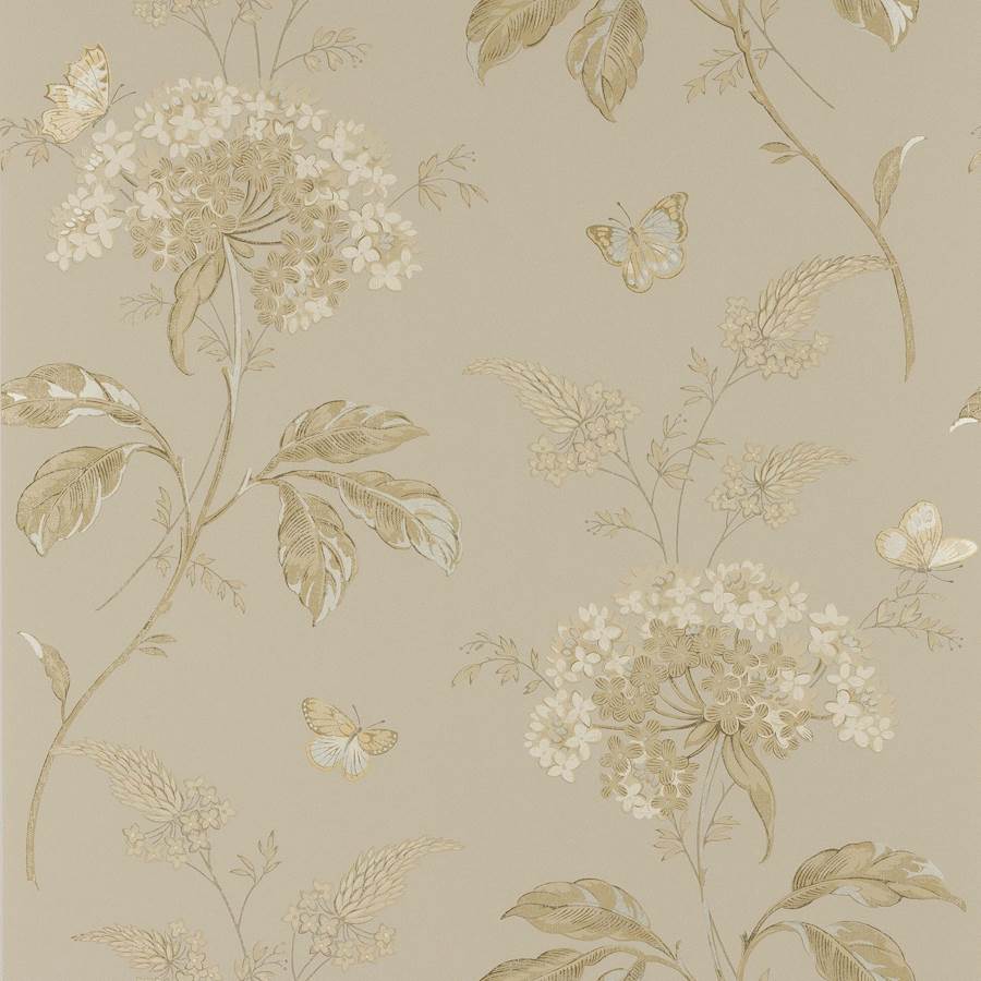 Messina Wallpaper - Stone - Colefax & Fowler