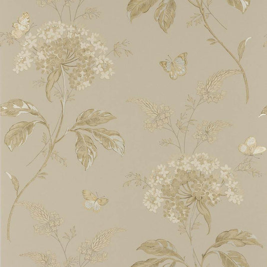Messina Wallpaper - Stone - Colefax & Fowler