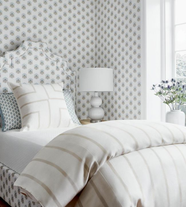Milford Wallpaper - Spa Blue - AT15159 - Anna French