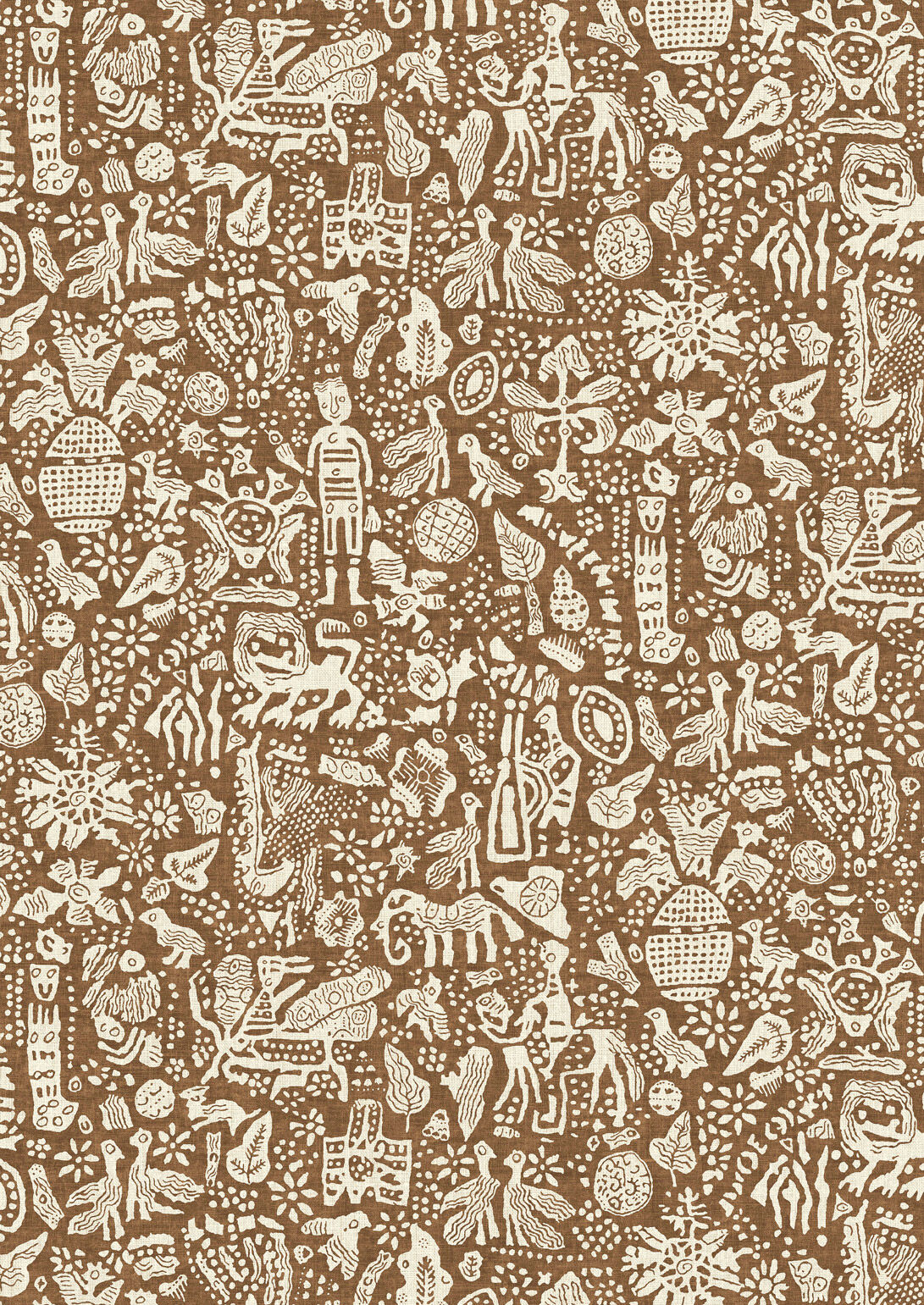 Minna Maze Wallpaper - Ginger