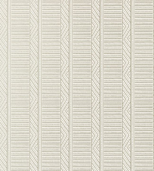 Montecito Stripe Wallpaper - Pearl - AT78769 - Anna French